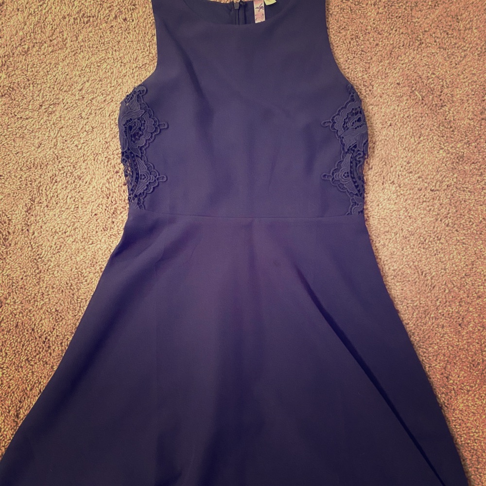 francesca's blue dress